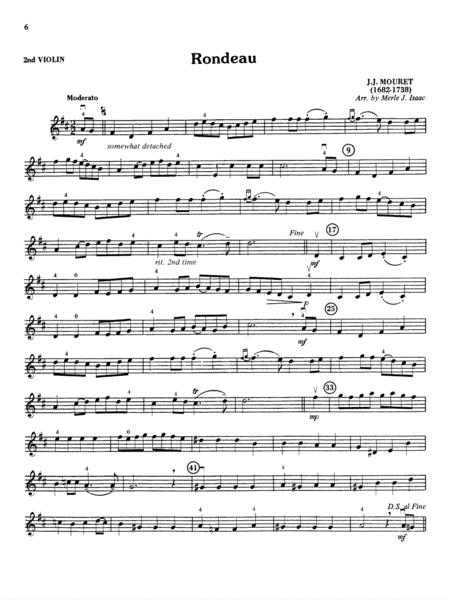 Highland/Etling Violin Quartet Series: Set 5: 2nd Violin