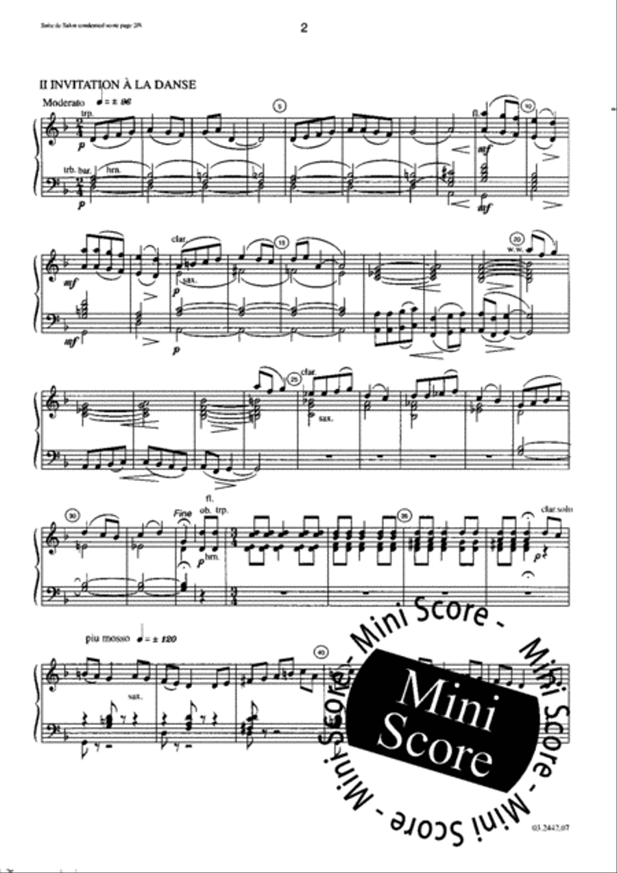 Suite de Salon Concert Band scores gallery preview page 33