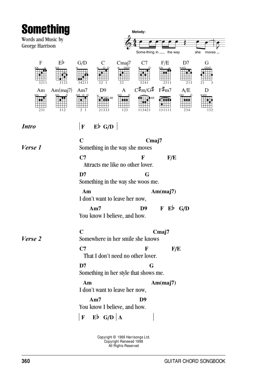 Something Something Acoustic Guitar scores gallery preview page 1