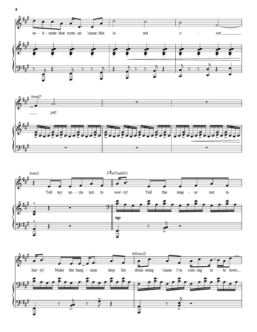 This Is Not Over Yet (from Parade) Piano, Vocal scores gallery preview page 4