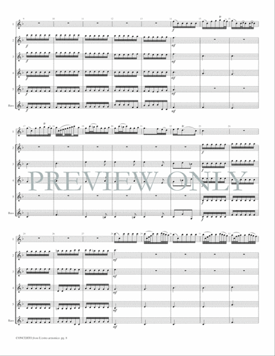 Concerto Concerto Small Ensemble scores gallery preview page 10