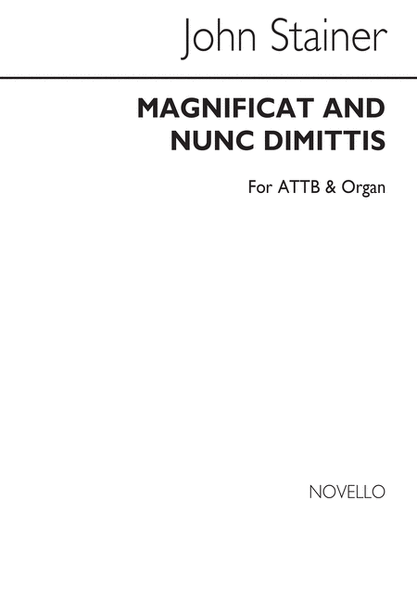 Magnificat And Nunc Dimittis (Men's Voices)