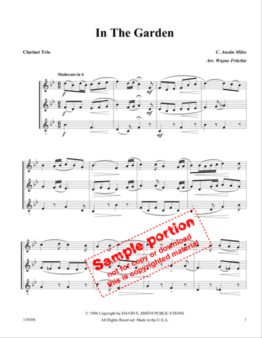 In The Garden Flute scores gallery preview page 2