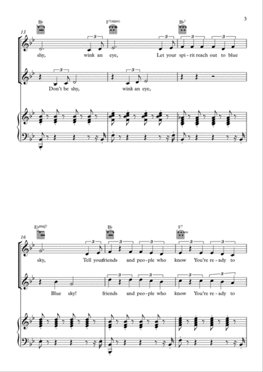 Take The Strain Choir scores gallery preview page 3