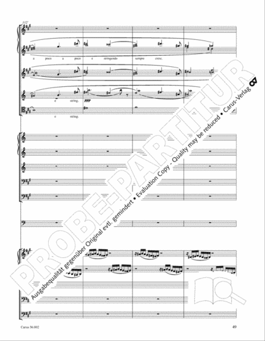 Edizione Nazionale delle Opere di Giacomo Puccini. II. Instrumental music; 1. Works for orchestra (vol. II/1) Score scores gallery preview page 96