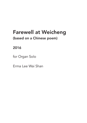 Farewell at Weicheng (based on a Chinese Poem)