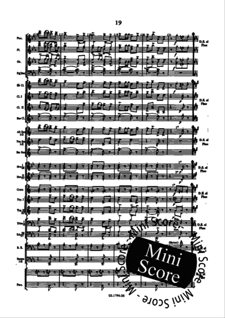 Marche Pour Harmonie ou Fanfare Fanfare Band scores gallery preview page 25