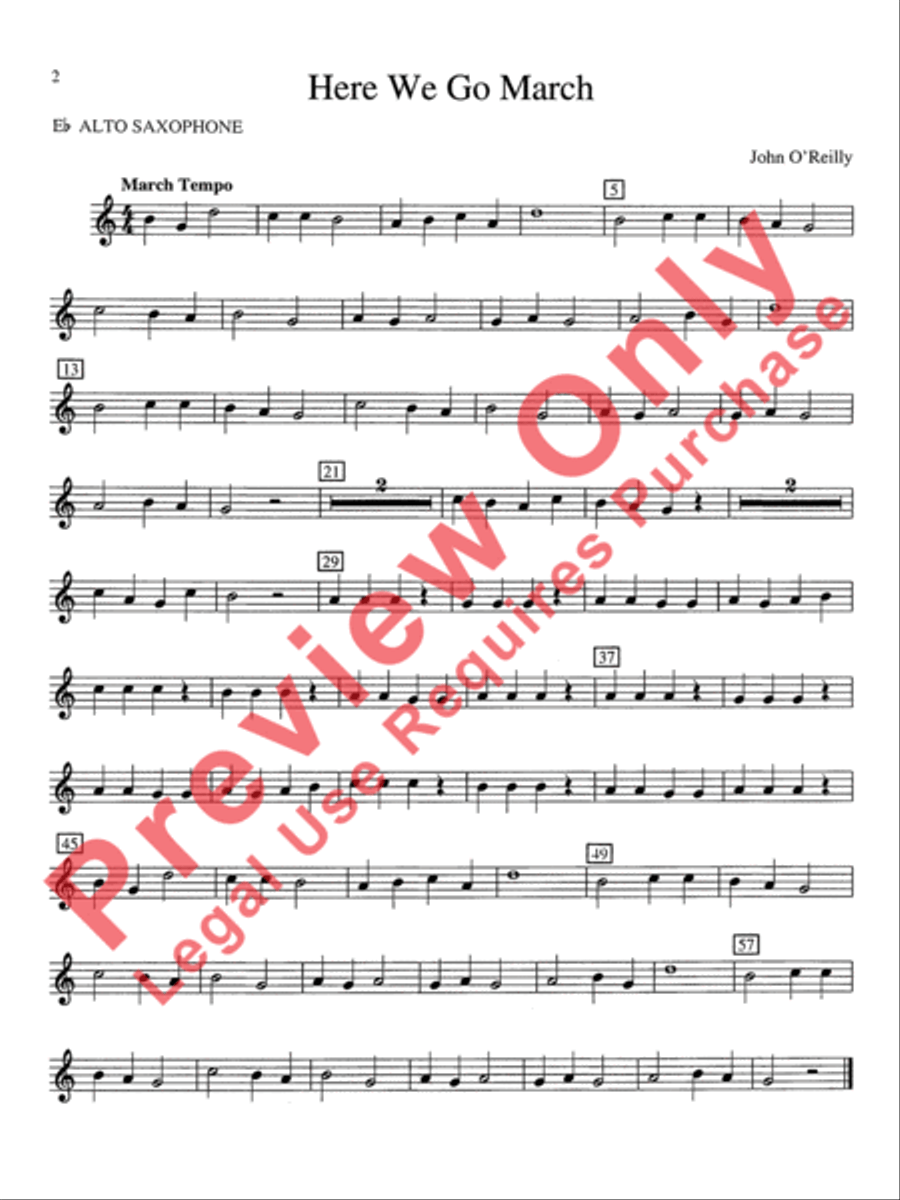 Yamaha Performance Folio Concert Band Methods scores gallery preview page 6
