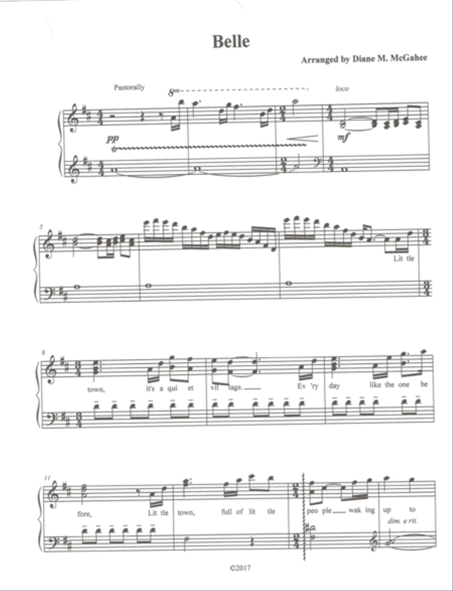 Belle Small Ensemble scores gallery preview page 1