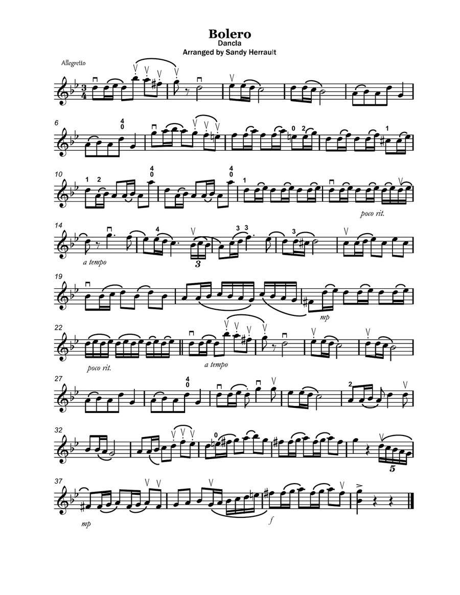 Ten Solos for Intermediate Violin Violin Solo scores gallery preview page 3