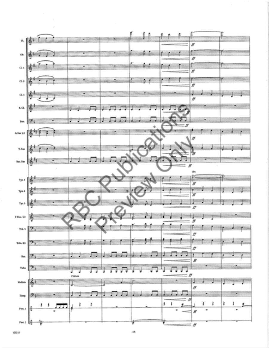 Cantica (Score) Cantica (Score) Concert Band scores gallery preview page 19