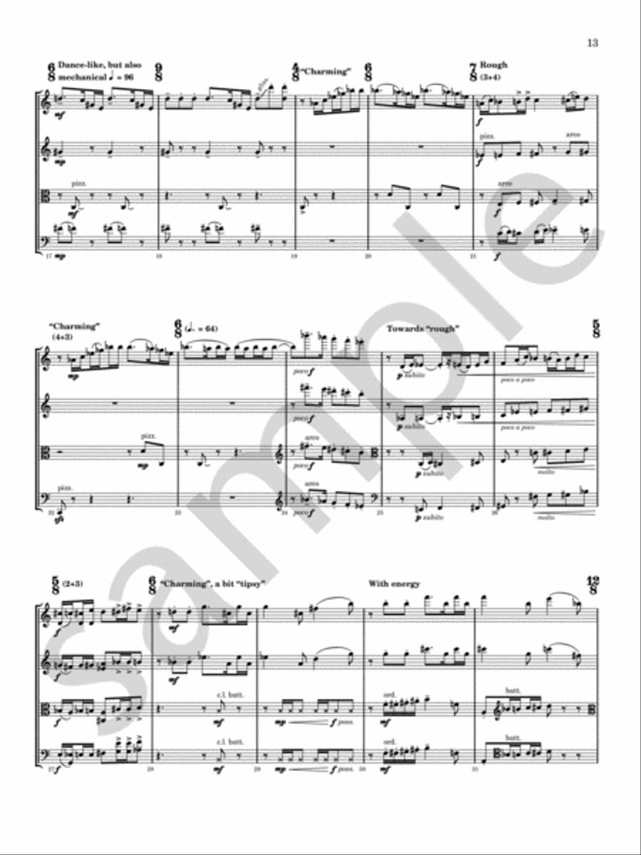 Glitter, Doom, Shards, Memory Chamber Music scores gallery preview page 10