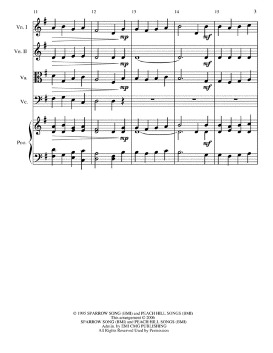 O Come All Ye Faithful Small Ensemble scores gallery preview page 3