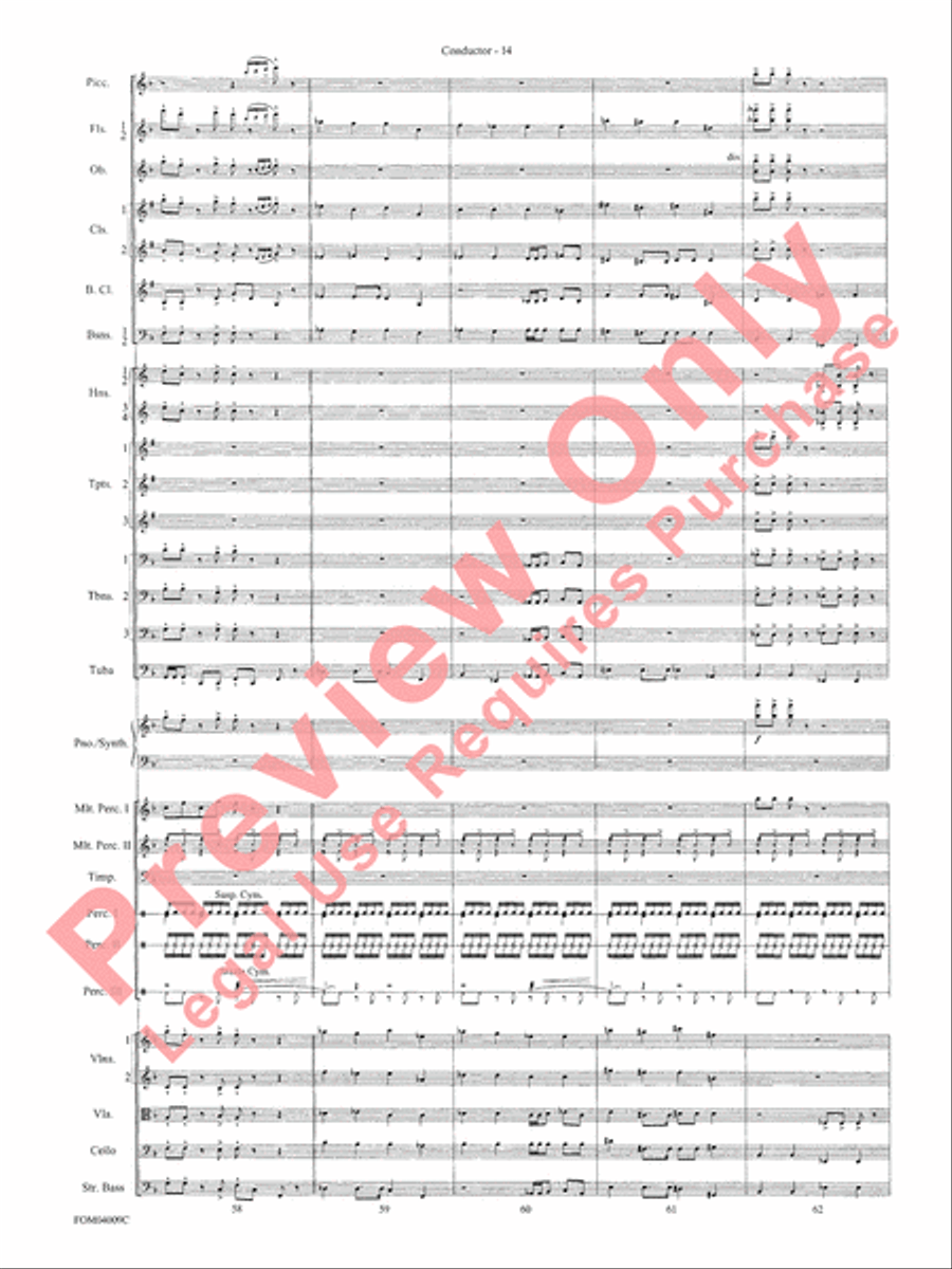 The Polar Express, Concert Suite from Full Orchestra scores gallery preview page 17