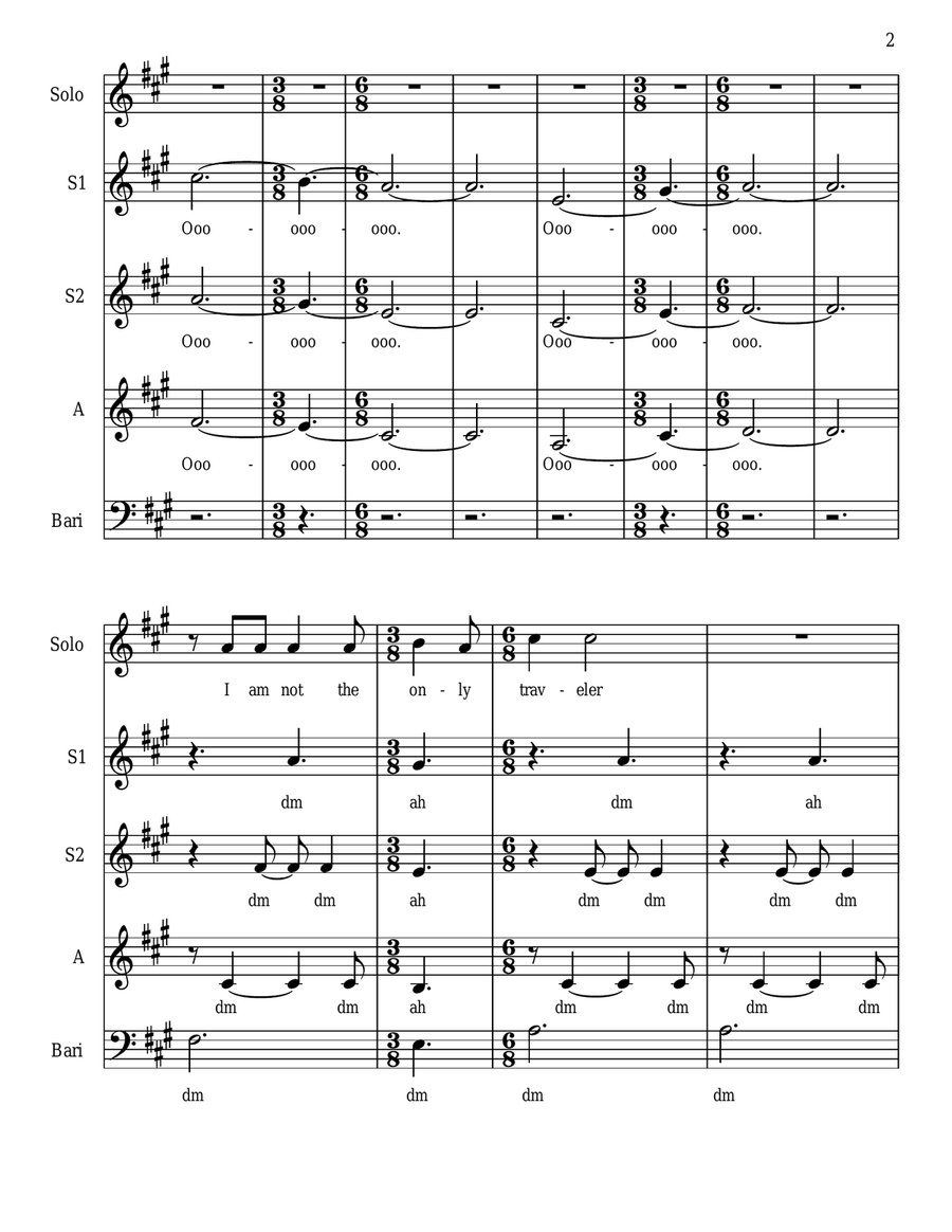 The Night We Met The Night We Met 3-Part scores gallery preview page 2