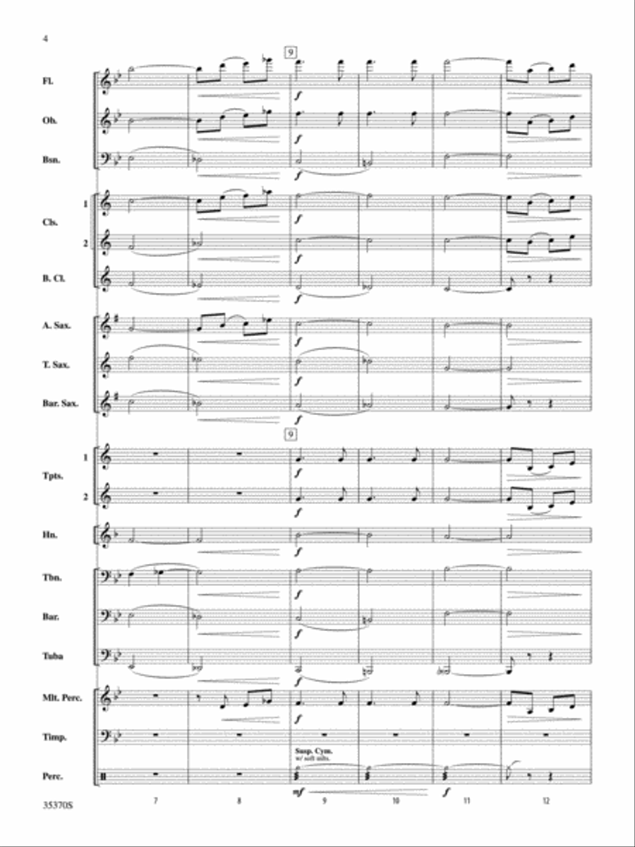 Andante (from Prince Igor) Concert Band scores gallery preview page 3
