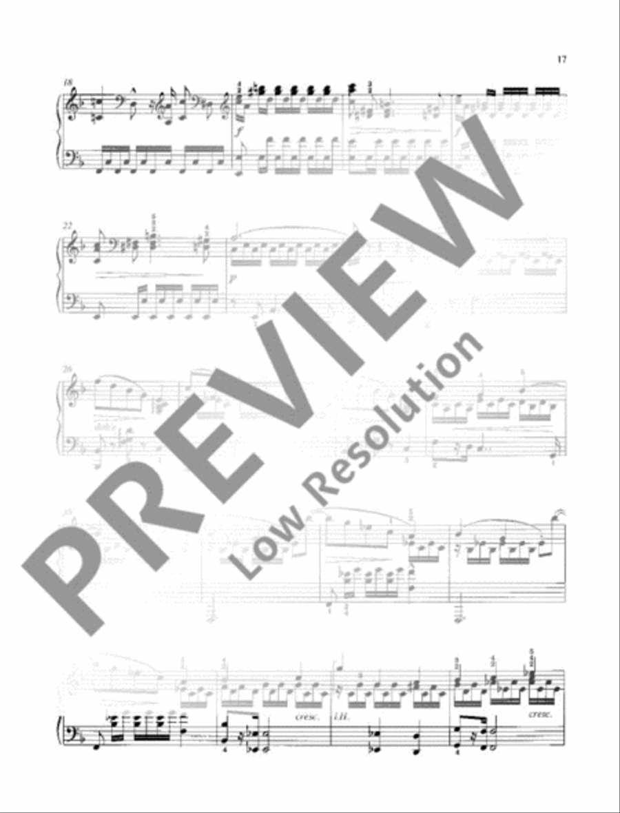 Preludes Piano Solo scores gallery preview page 18
