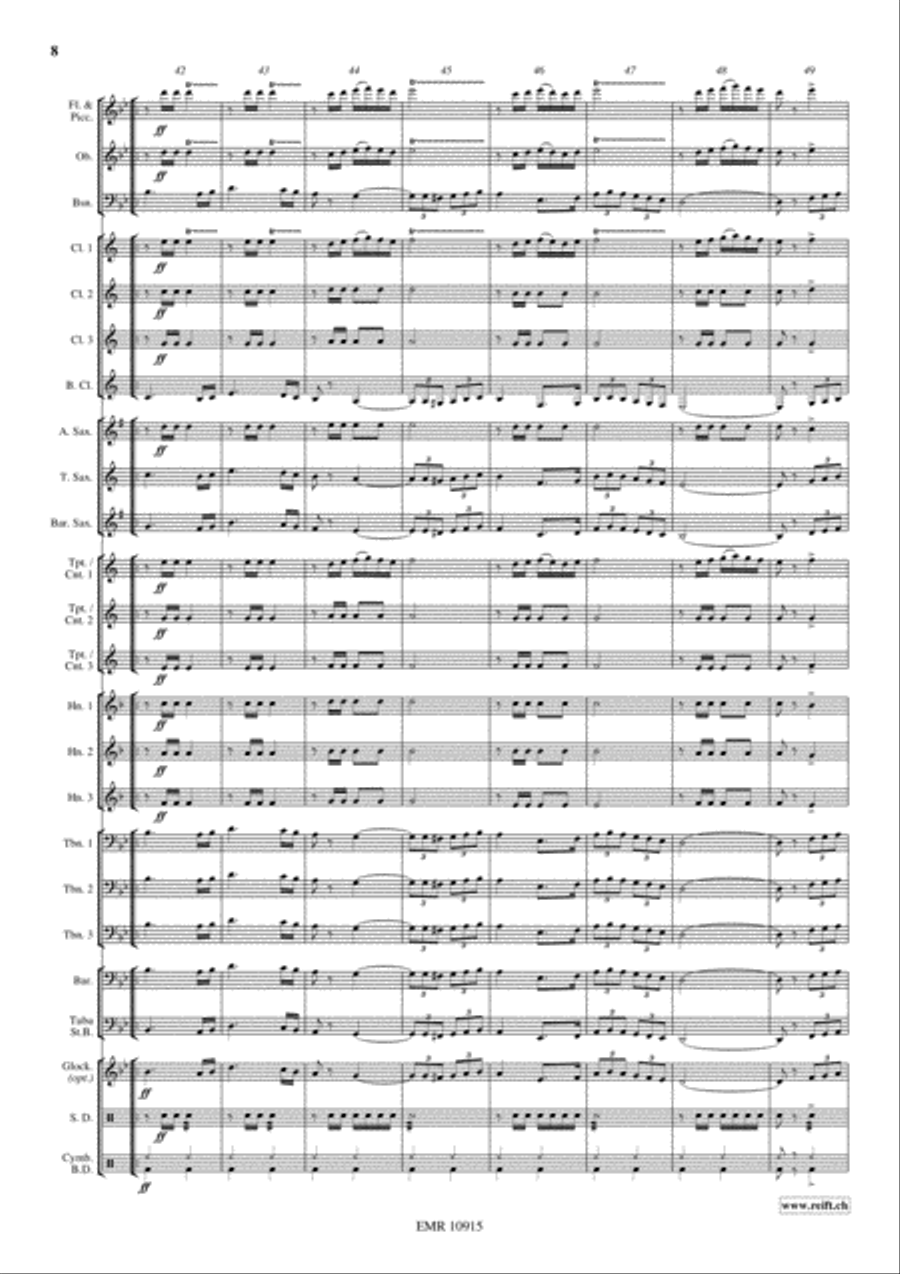 Caprice Caprice Concert Band scores gallery preview page 9