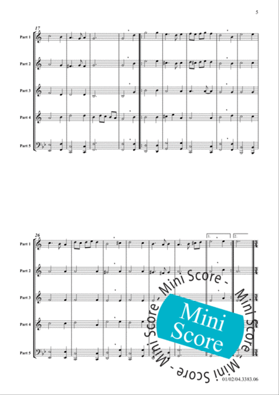 Suite 'Aus dem Lustgarten' Concert Band scores gallery preview page 9