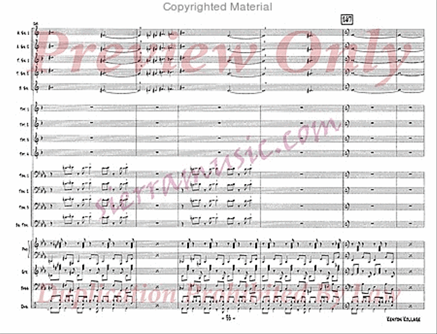 Kenton Kollage Kenton Kollage Big Band scores gallery preview page 36