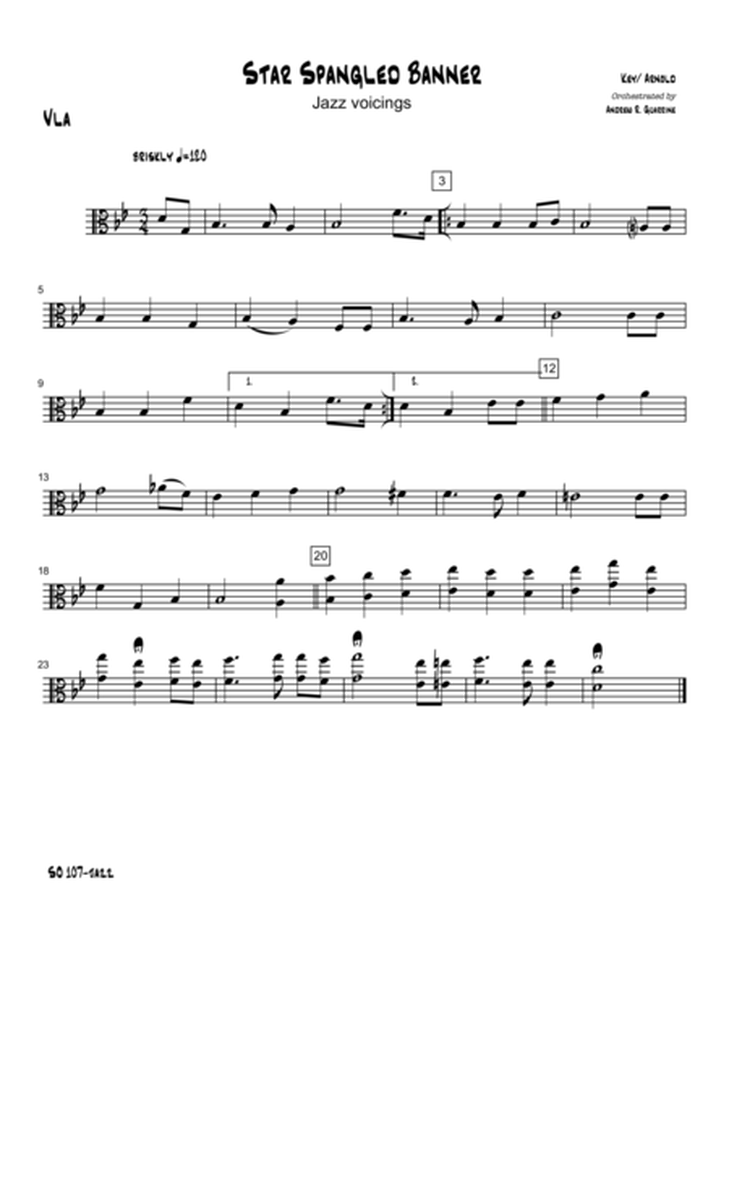 Star-Spangled Banner -jazz version image number null