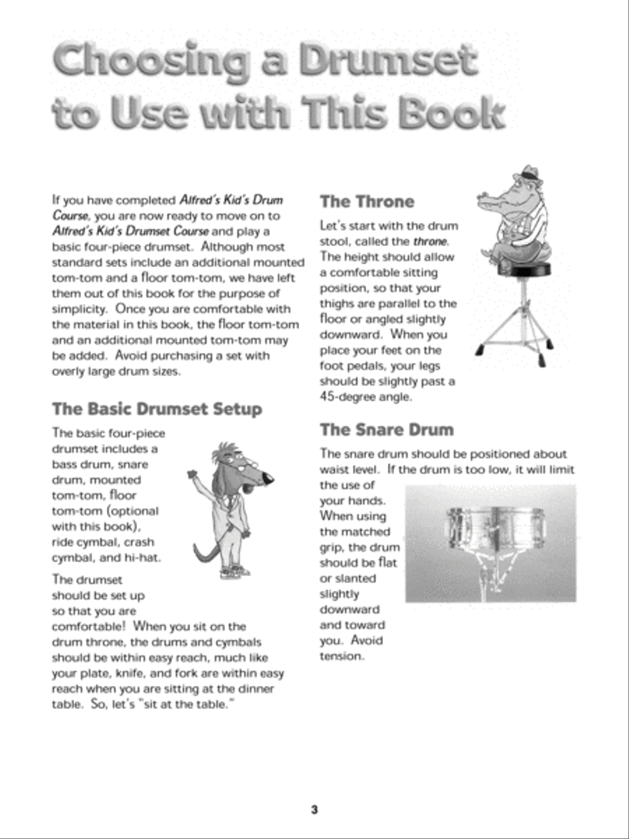 Alfred's Kid's Drumset Course Drum Set scores gallery preview page 7