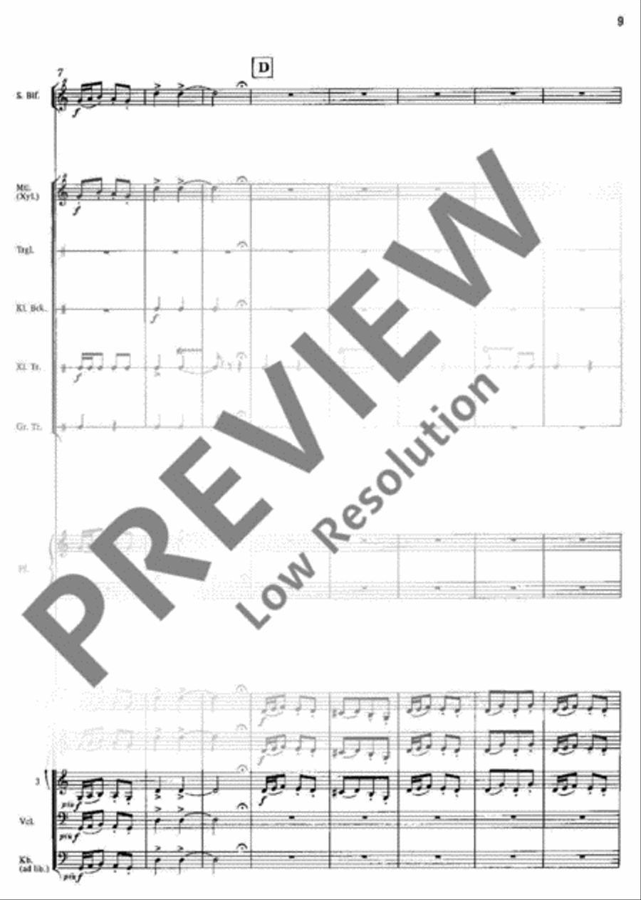 Baladă şi joc Baladă şi joc Orchestra scores gallery preview page 10