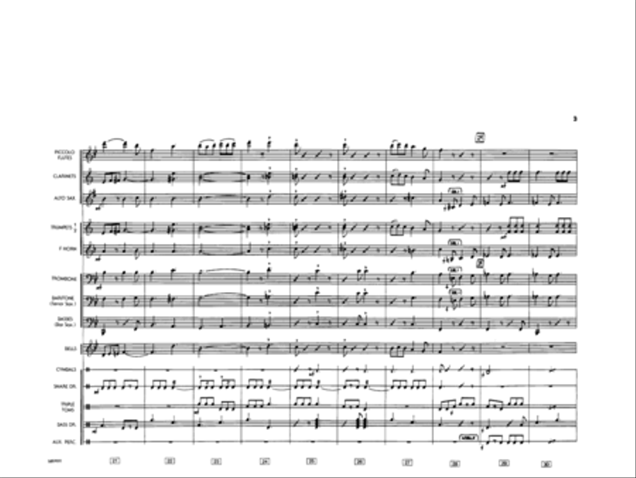 Consider Yourself Consider Yourself Marching Band scores gallery preview page 4