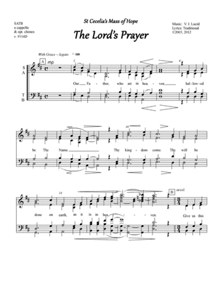 The Lord's Prayer - SATB a cappella