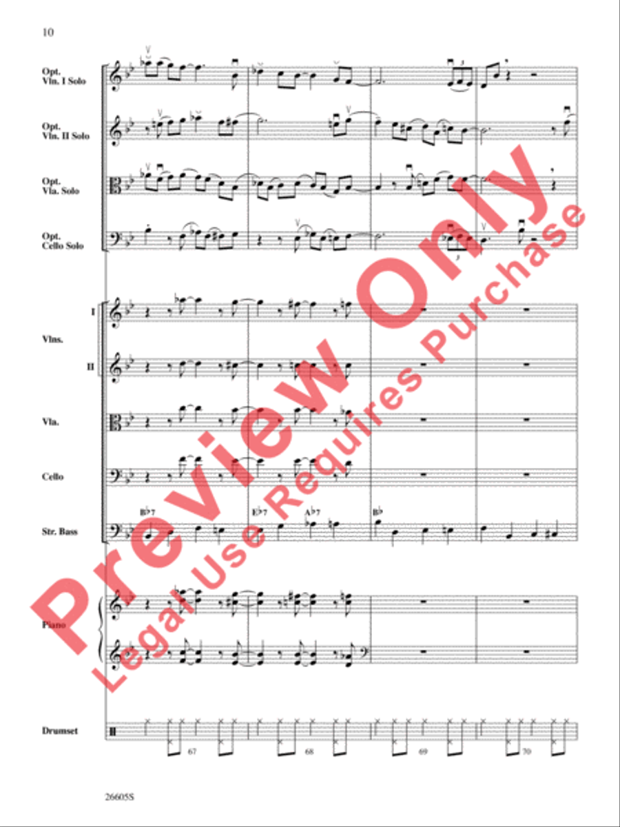 I Got Rhythm String Orchestra scores gallery preview page 11