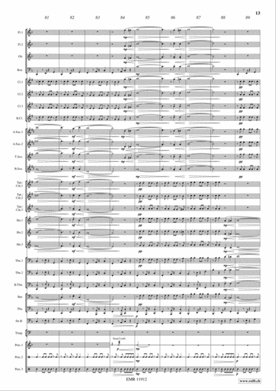 La Dolce Vita Concert Band scores gallery preview page 14