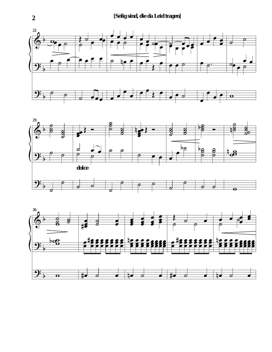 The Brahms Requiem Small Ensemble scores gallery preview page 2