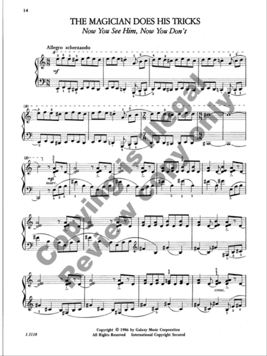 New Recital Pageants, Book 4 Piano Solo scores gallery preview page 5