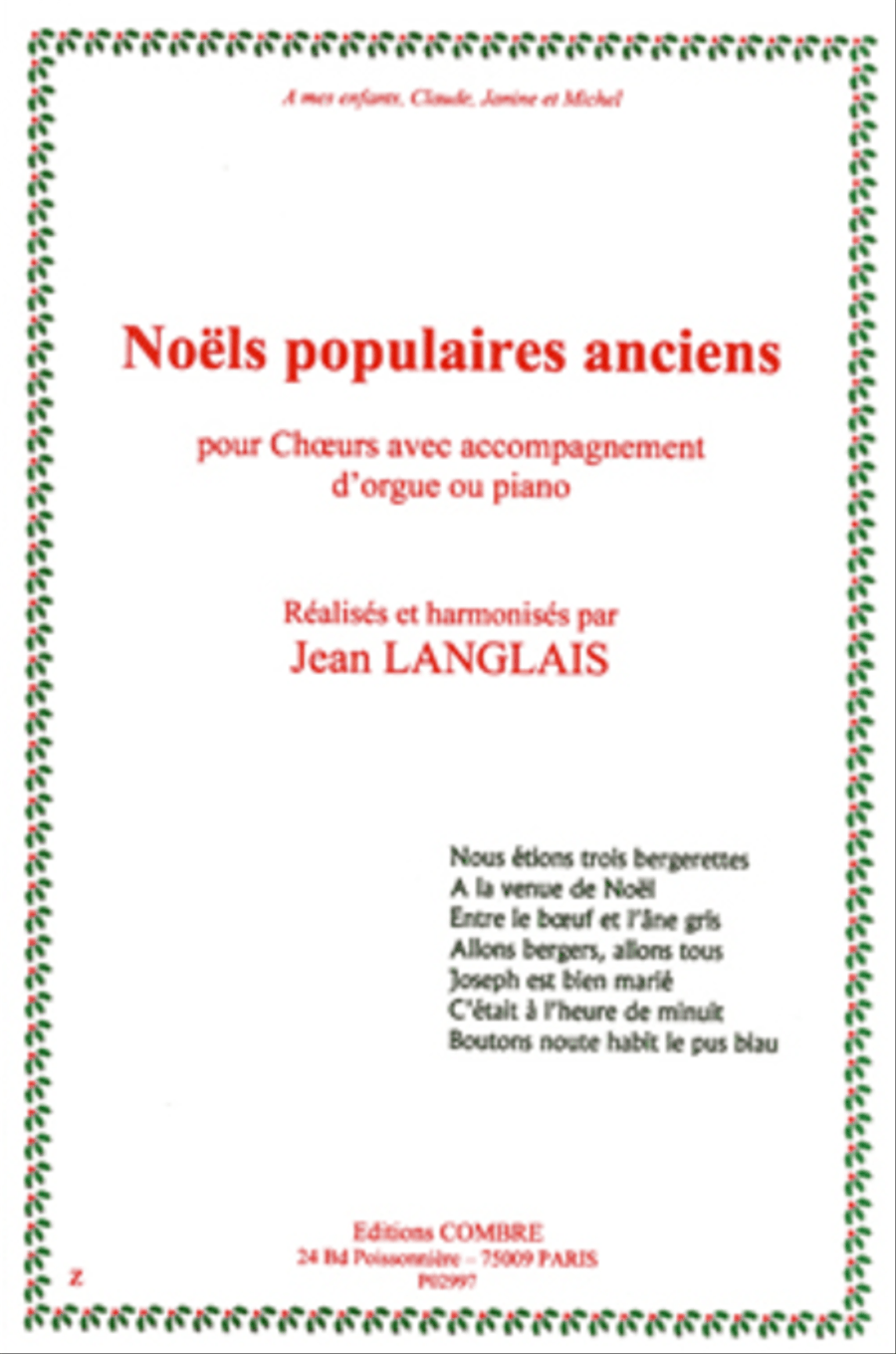 Noels populaires anciens (7) Choir scores gallery preview page 1