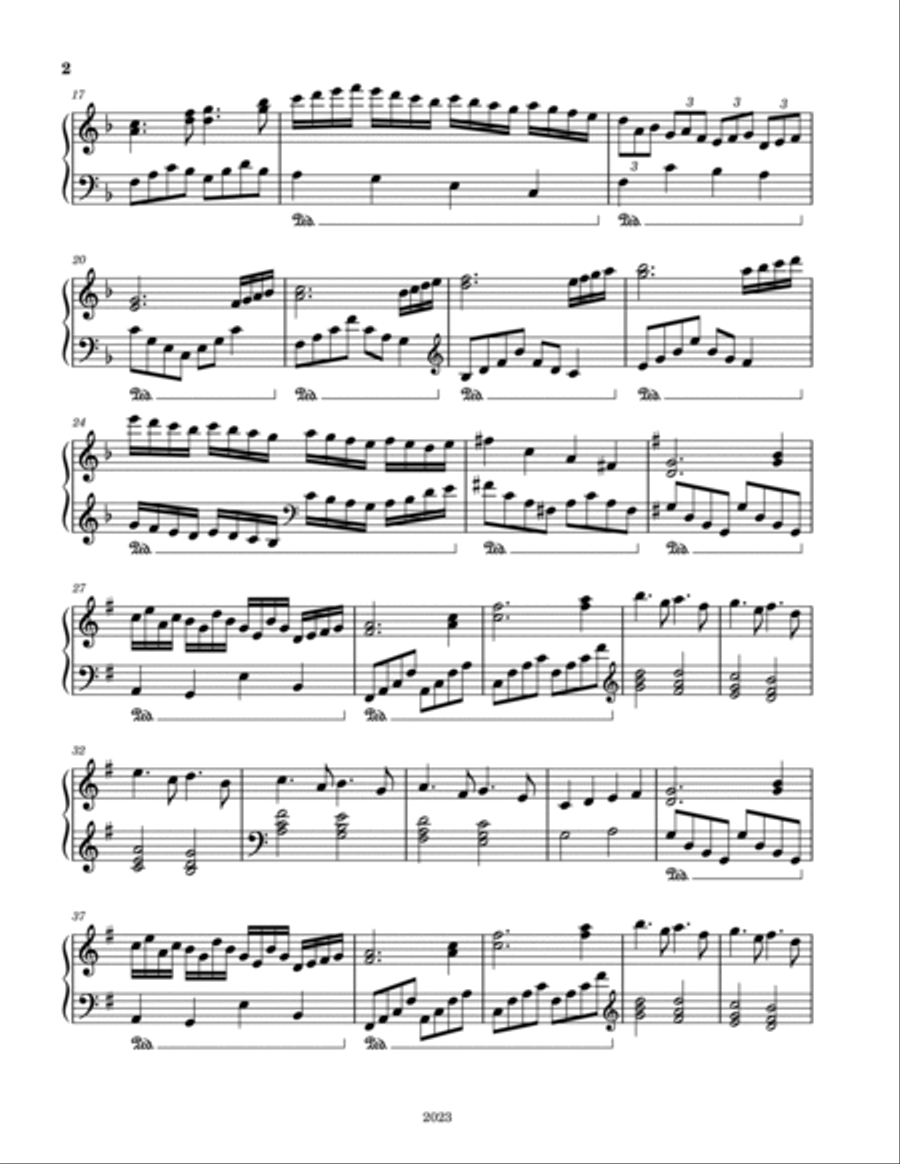 Christmas in Canada Piano Solo scores gallery preview page 2