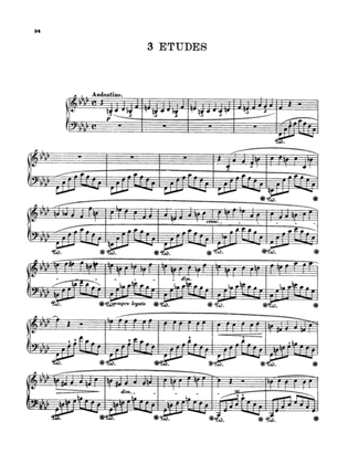 Book cover for Chopin: Twenty-Seven Etudes (Ed. Franz Liszt)