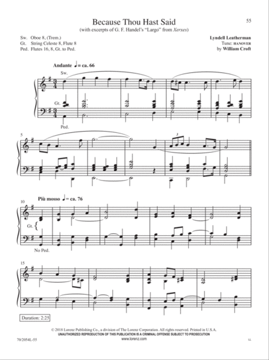 Seasons of Grace Seasons of Grace Organ Solo scores gallery preview page 10