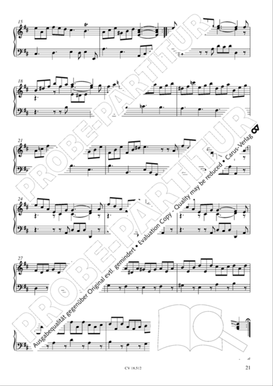 Six Suites Six Suites Harpsichord scores gallery preview page 22