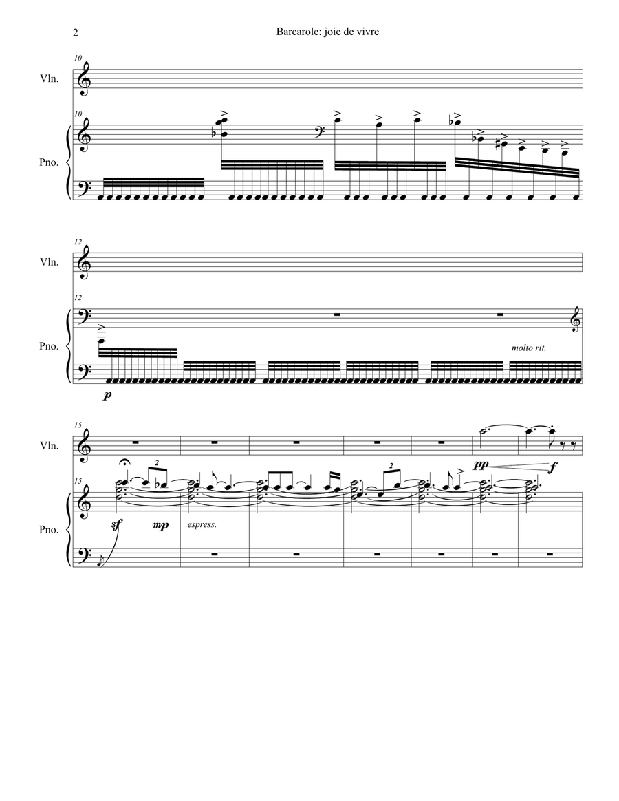 2024 Sejong Music Competition Violin Senior Required Repertoire Violin Solo scores gallery preview page 6