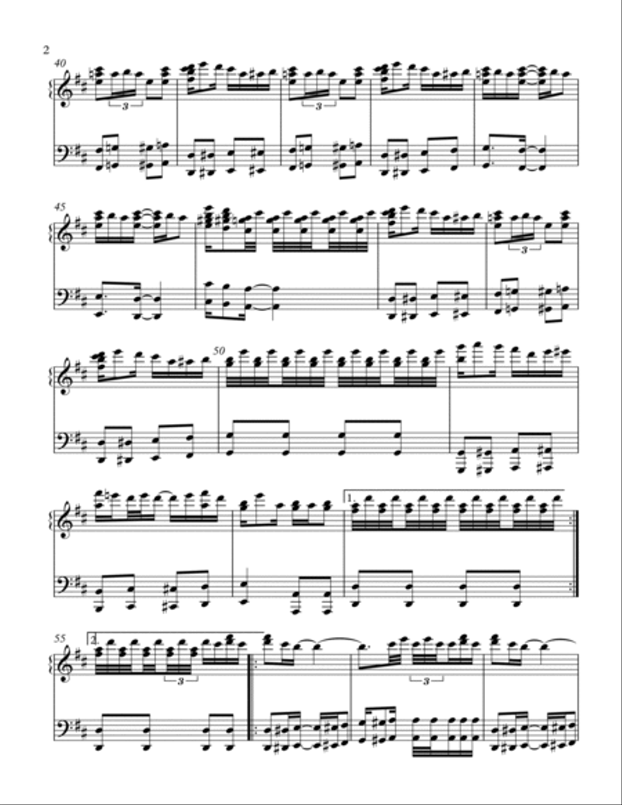 Wild Animal Rag Piano Solo scores gallery preview page 4