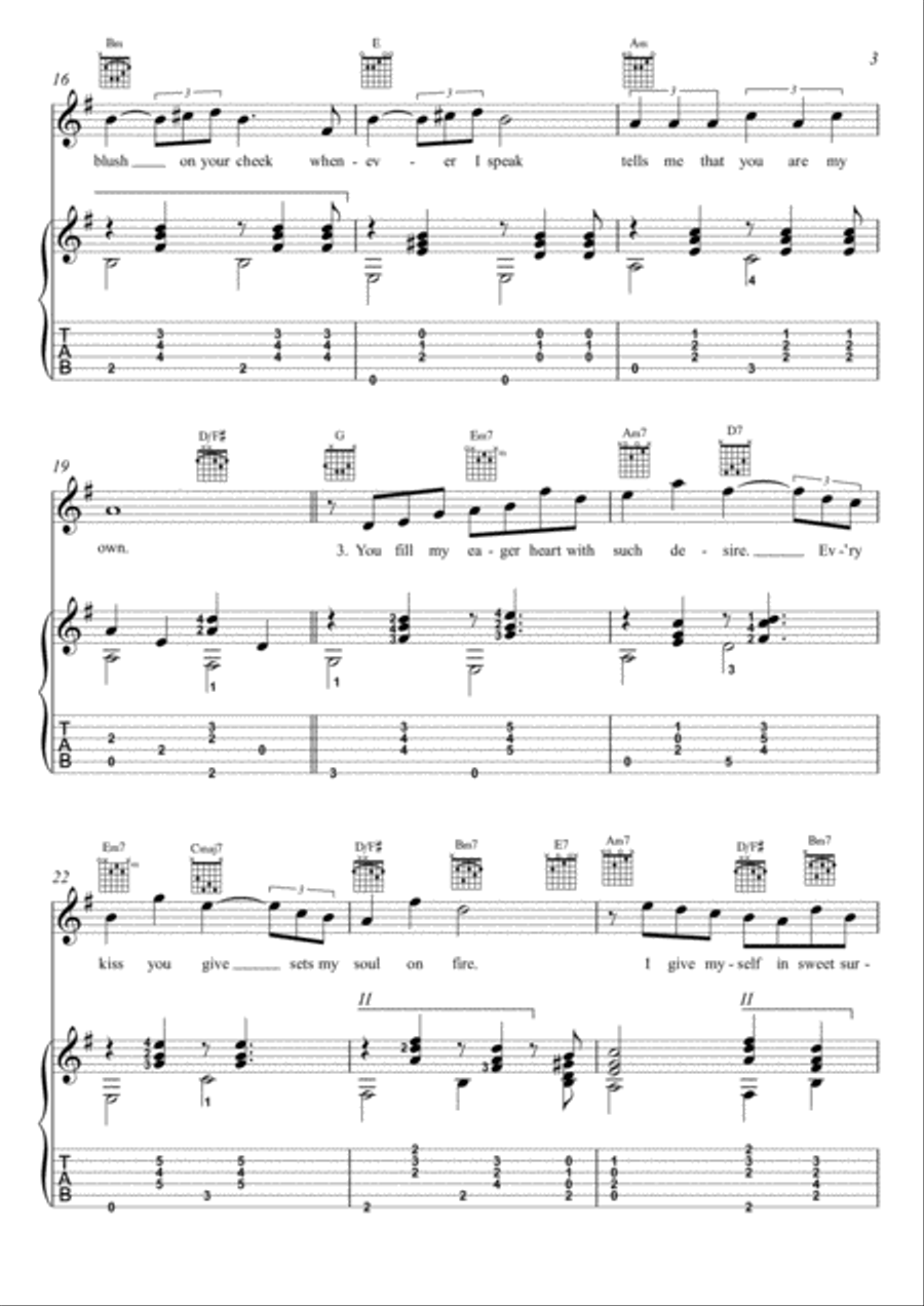 My One And Only Love String Duet scores gallery preview page 3