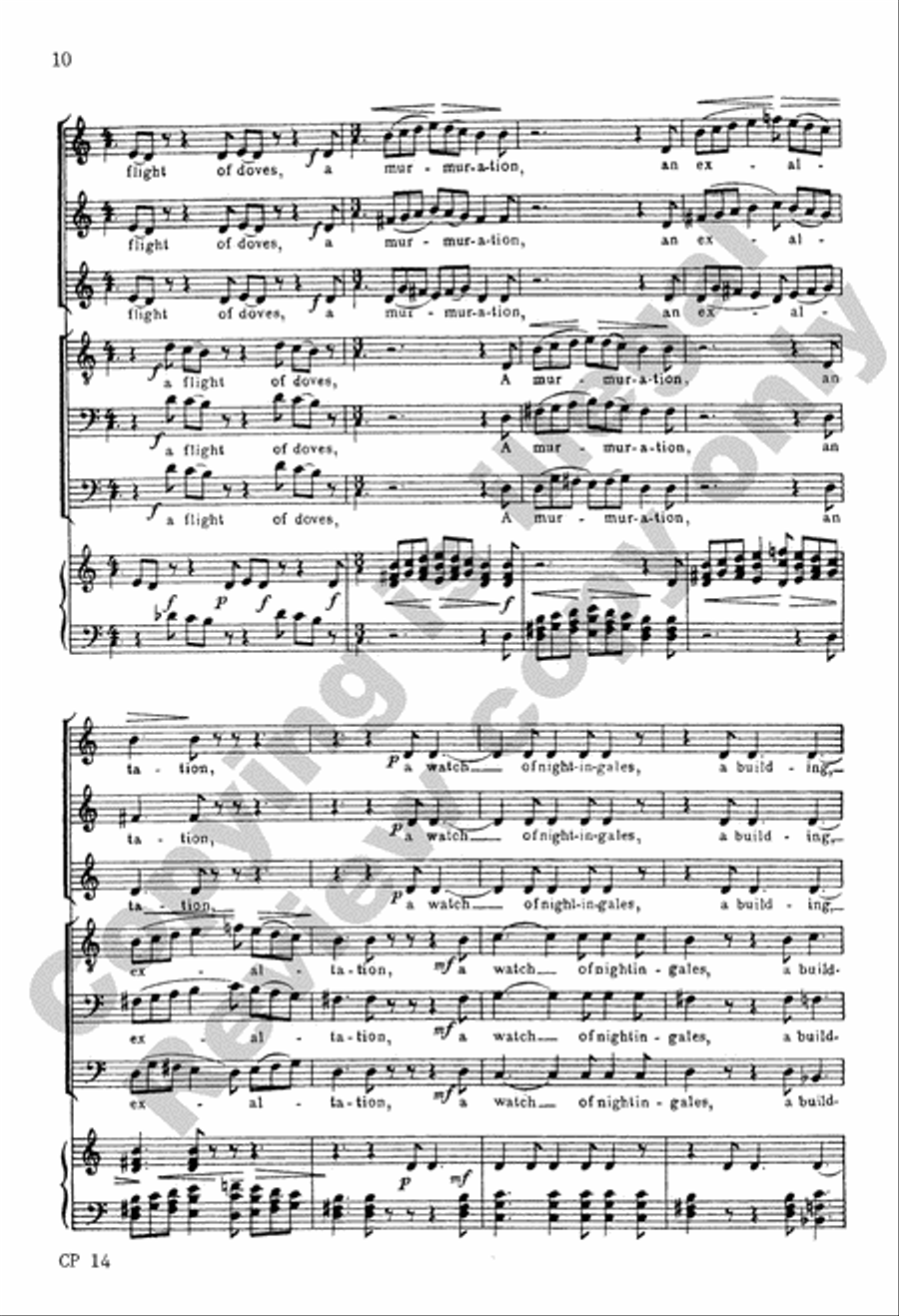 Birds A Cappella scores gallery preview page 23