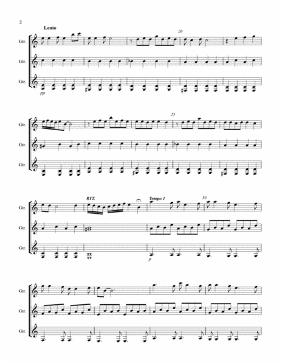 España Guitar Ensemble scores gallery preview page 2