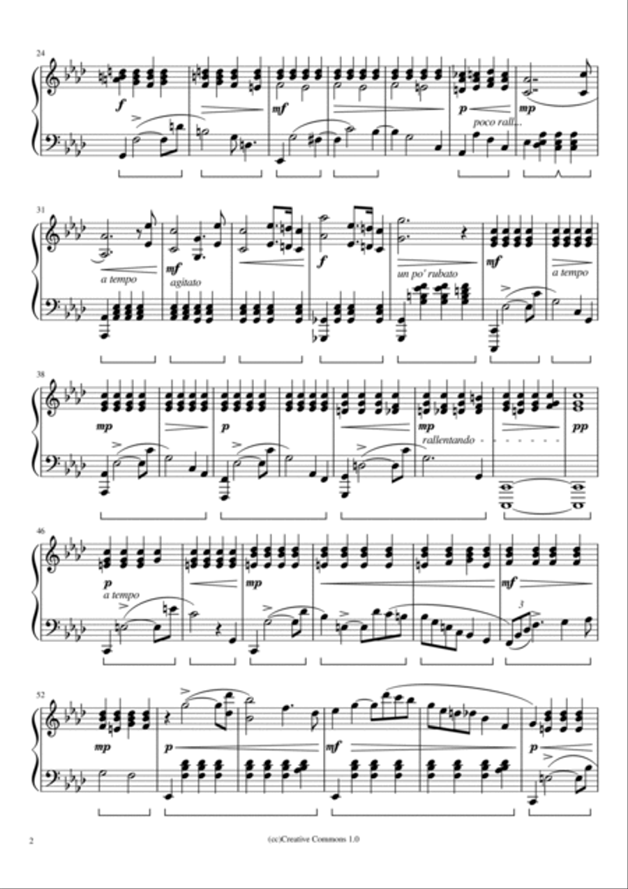 2 preludi Opus 79 Piano Solo scores gallery preview page 2