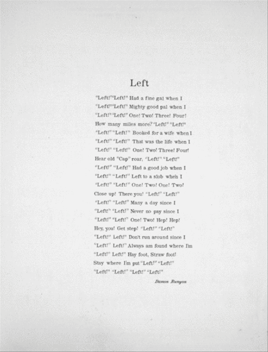 Left. A Soldier's Soliloquy Voice scores gallery preview page 2