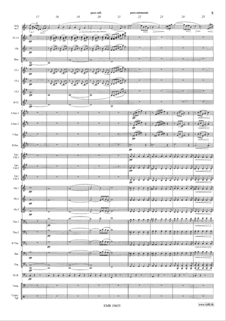 Meditation From Thais Concert Band scores gallery preview page 6