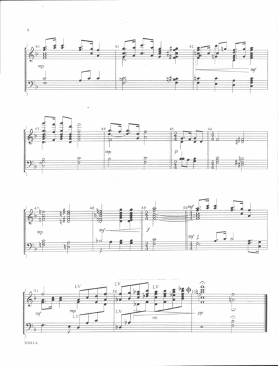 Largo (from the New World Symphony) Handbell Choir scores gallery preview page 4