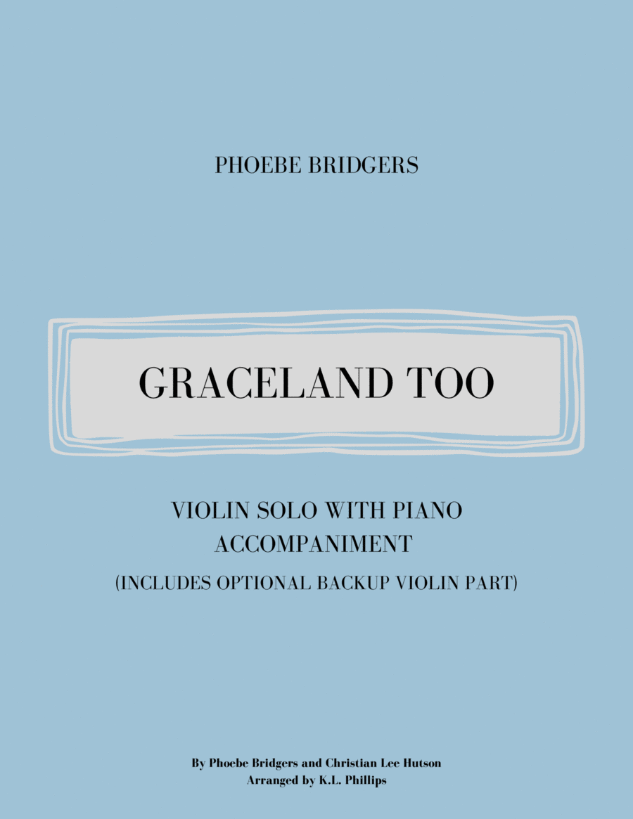 Graceland Too Violin Solo scores gallery preview page 1
