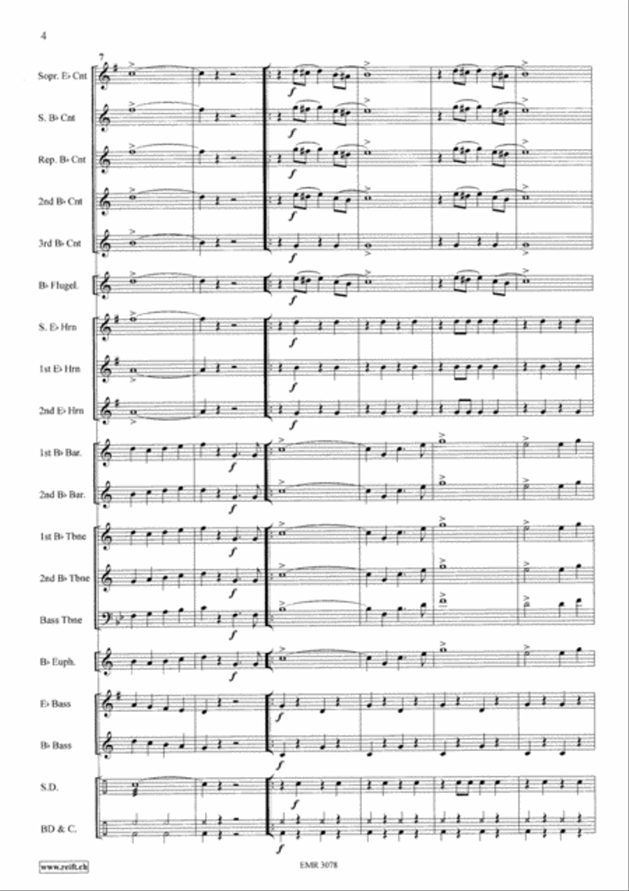 Happy Times Brass Band scores gallery preview page 5