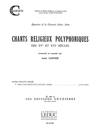 Book cover for Dies Sanctificatus Illuxit Nobim (choral-mixed A Cappella)